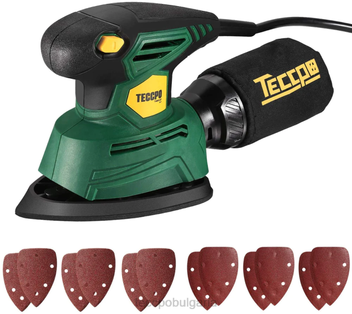 624Z20 TECCPO шлайф за детайли 1/4" 1.1 amp/14 дървообработване