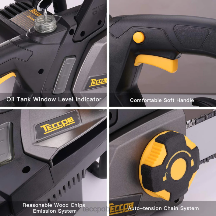 624Z30 TECCPO 2400w верижен трион с кабел грижи за градината