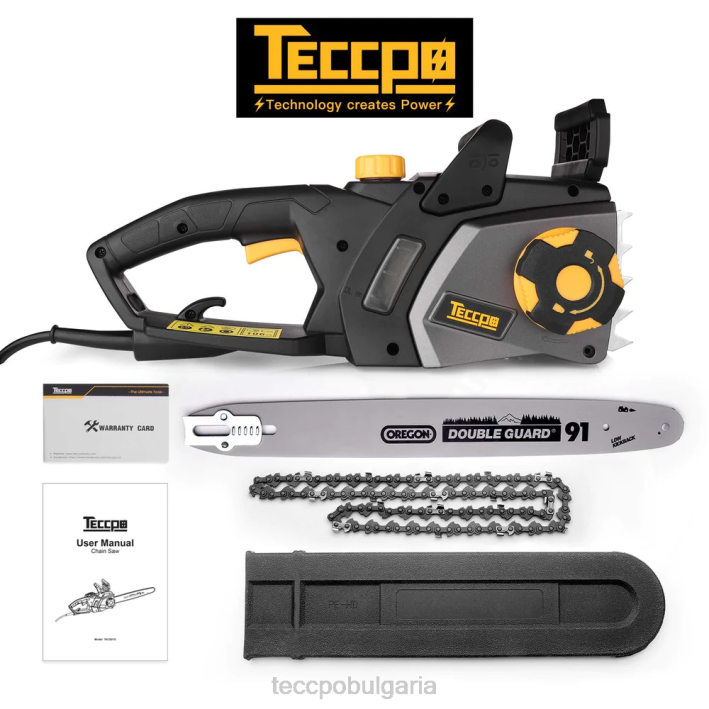 624Z30 TECCPO 2400w верижен трион с кабел грижи за градината