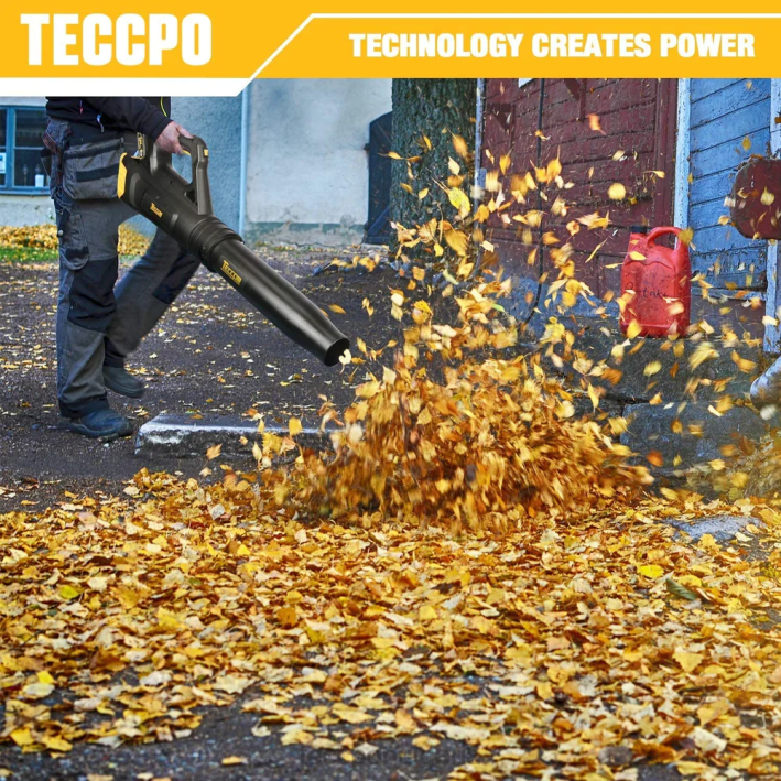 624Z55 TECCPO акумулаторна духалка за листа 20v грижи за градината