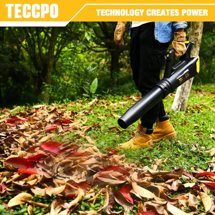 624Z55 TECCPO акумулаторна духалка за листа 20v грижи за градината