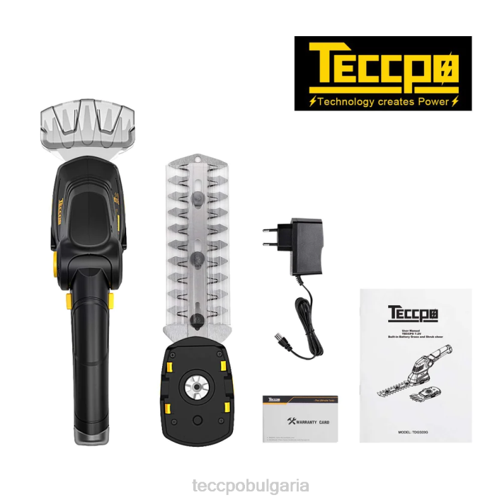 624Z57 TECCPO акумулаторна ножица за трева грижи за градината