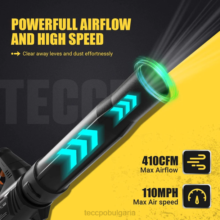 624Z58 TECCPO 40v акумулаторна безчеткова духалка за листа грижи за градината