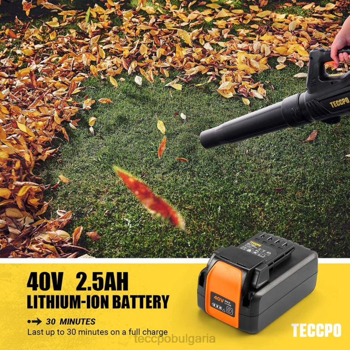 624Z58 TECCPO 40v акумулаторна безчеткова духалка за листа грижи за градината